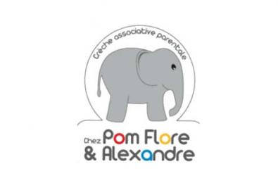 Logo « Pom, Flore et Alexandre »