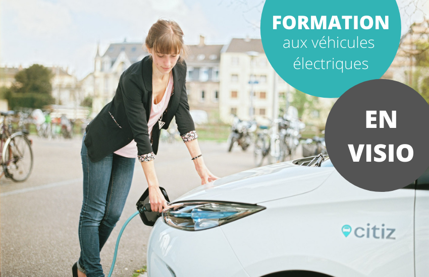 Formation aux véhicules électriques en autopartage de Citiz Alpes Loire - EN VISIO