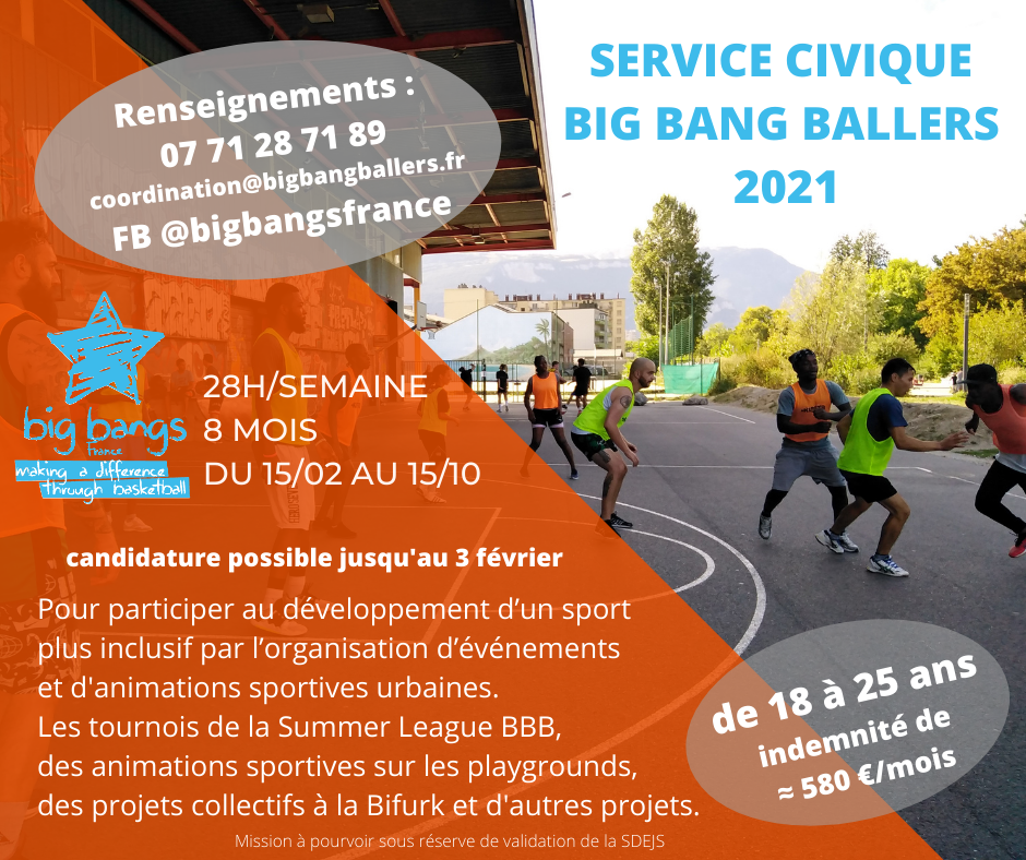 mission service civique big bang ballers