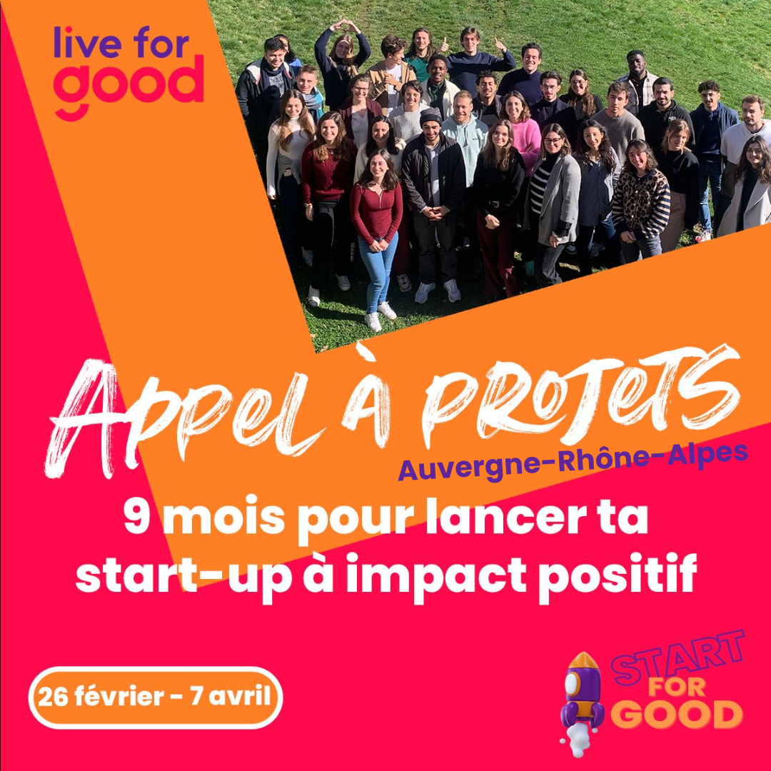 Appel à projets Live for Good Auvergne-Rhône-Alpes