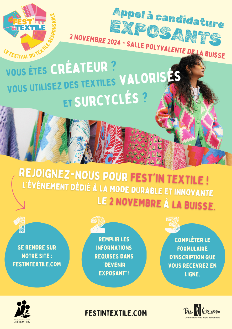 Devenez exposant Fest'In Textile sur festintextile.com