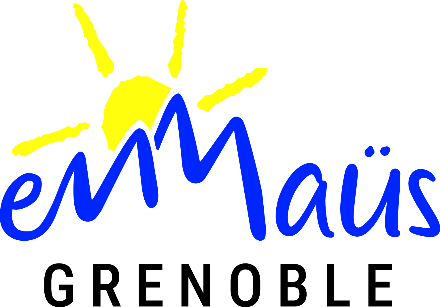 logo emmaus avec un soleil 