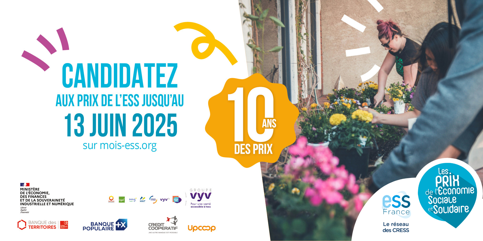 Candidatez aux prix de l&#039;ESS jusqu&#039;au 13 juin 2025