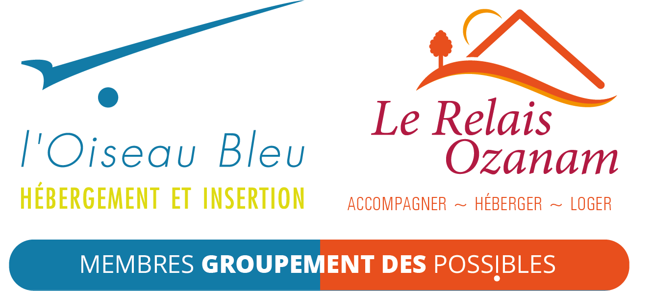 Logo L&#039;Oiseau Bleu et le Relais Ozanam