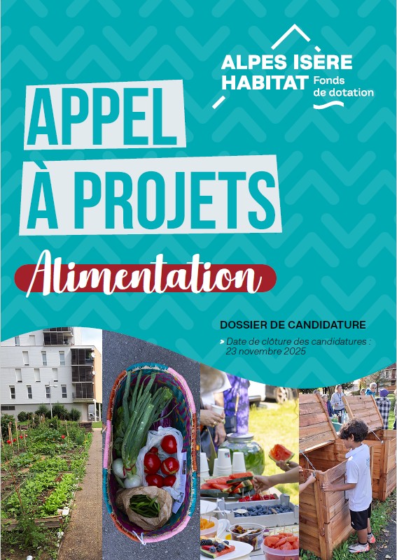 Visuel Appel à projets / Appel à manifestation d'intérêt / Faites bouger l'alimentation en Isère !