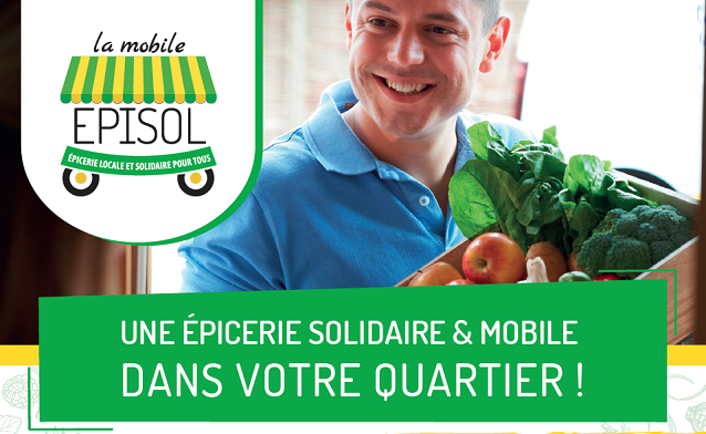 L&#039;épicerie solidaire Épisol lance son épicerie mobile