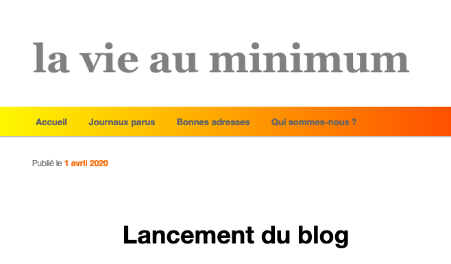 Logo La vie au minimum