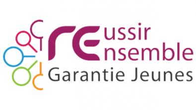 Logo Réussir Ensemble Garantie jeunes