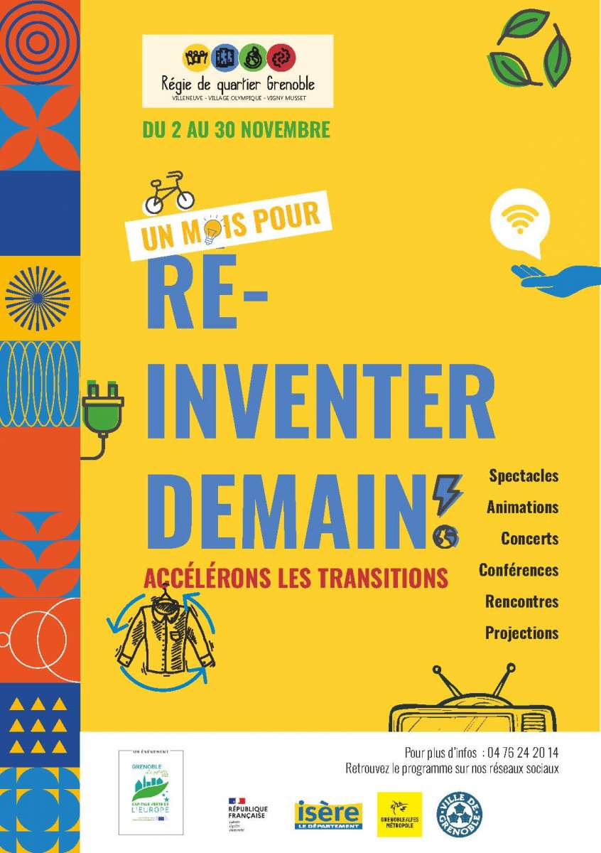 affiche réinventer demain