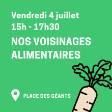 Nos voisinages alimentaires